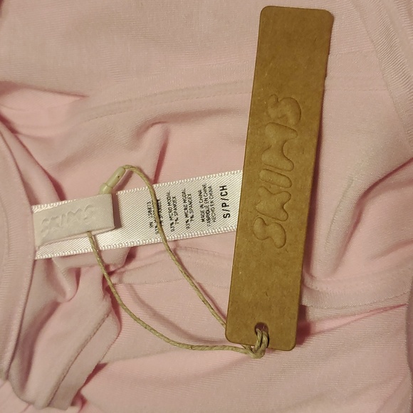 SKIMS Intimates Loose Pink Sleep Tank S - Picture 2 of 5